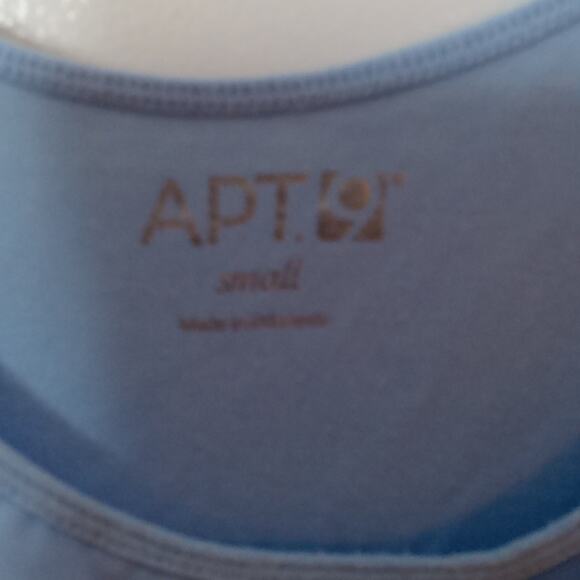 Apt 9 angle stripes blue tank . Flirty Small - Picture 2 of 7